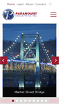 Mobile Screenshot of paramountlighting.com
